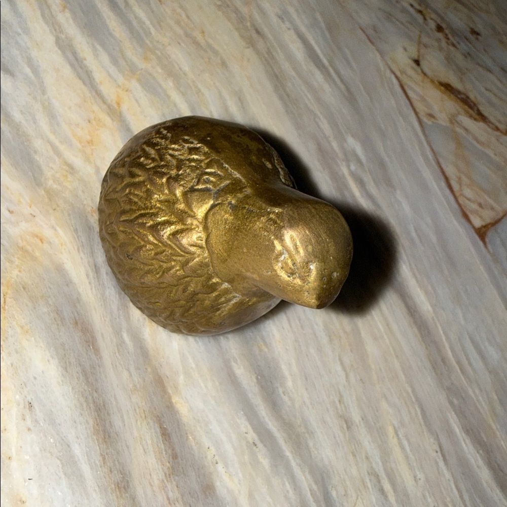 Gold‎ Bird Paperweight
